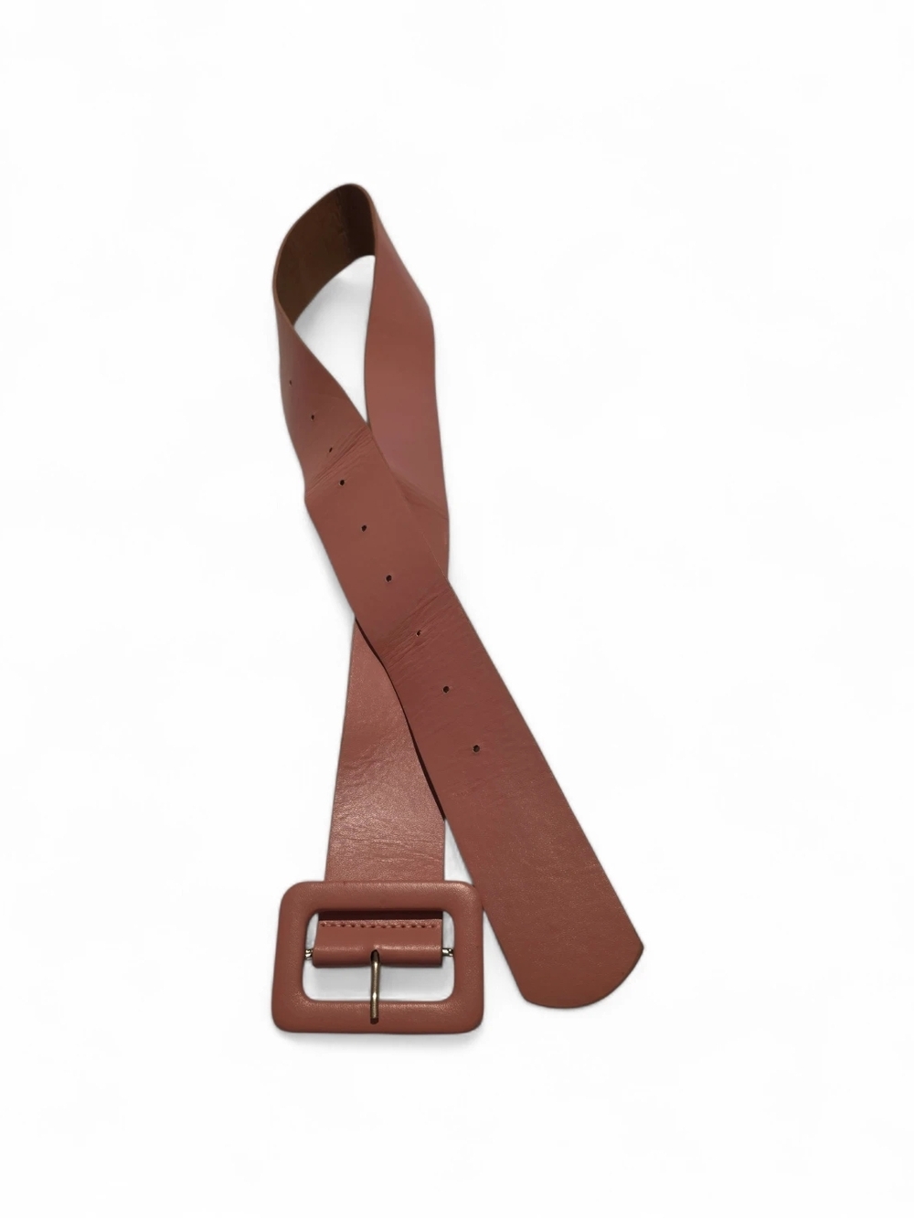Pink Wide Buckle Women's Belt 24"-34"